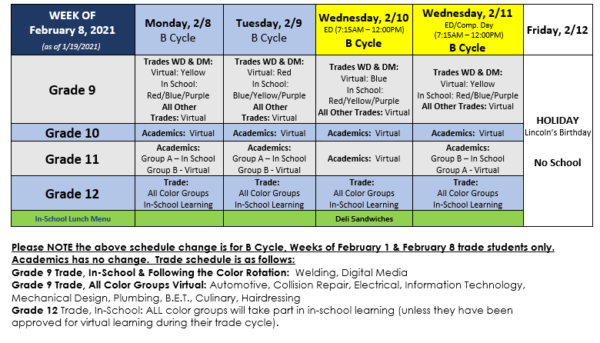 This Week at Grasso Tech- February 8 to 12 - Ella T. Grasso Technical ...