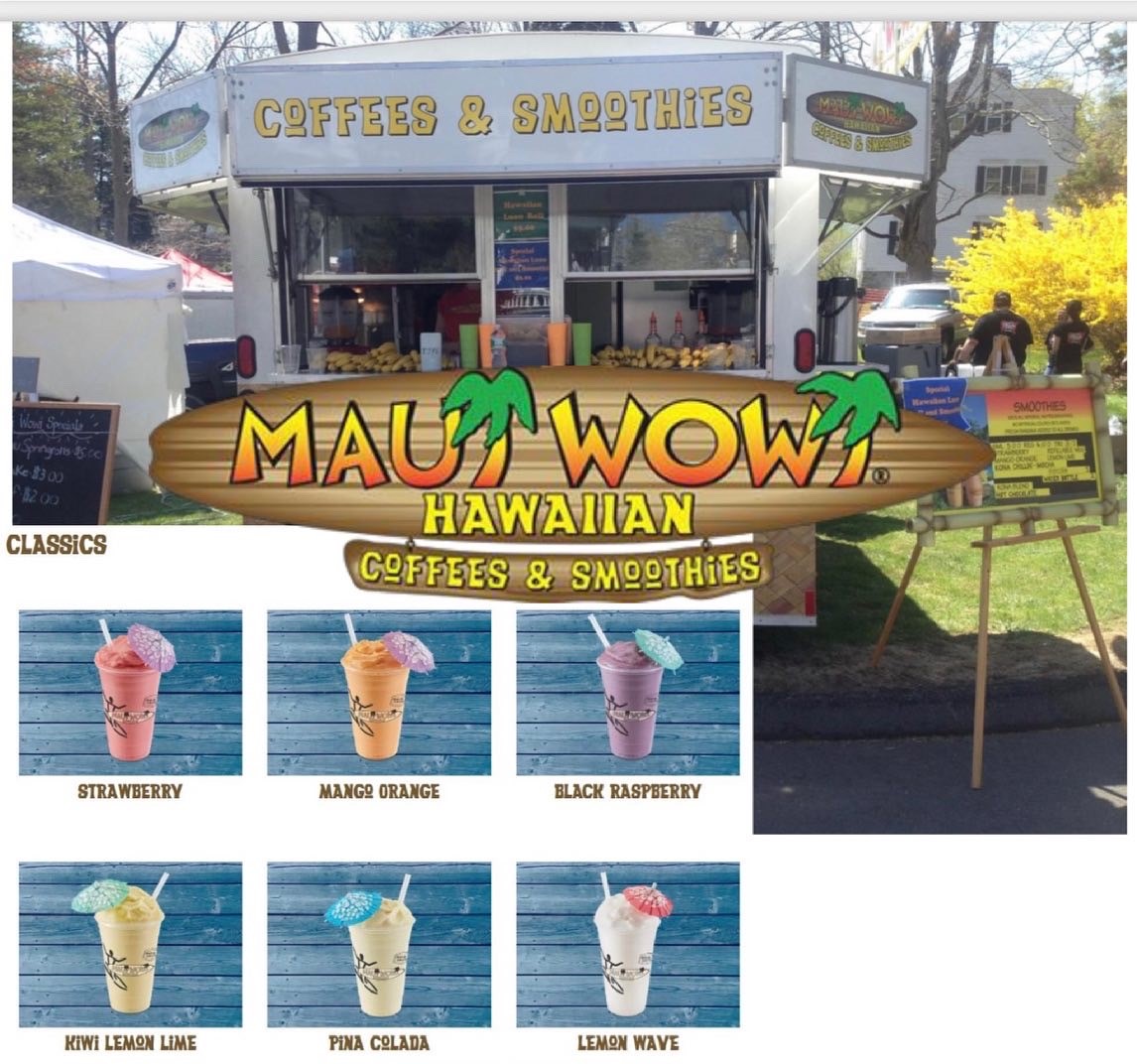 Maui Wowi Truck menu