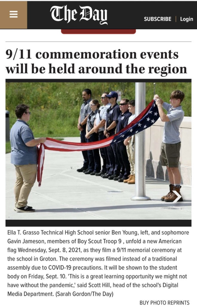 Day Article - 9-11 Remembrance at Grasso TEch