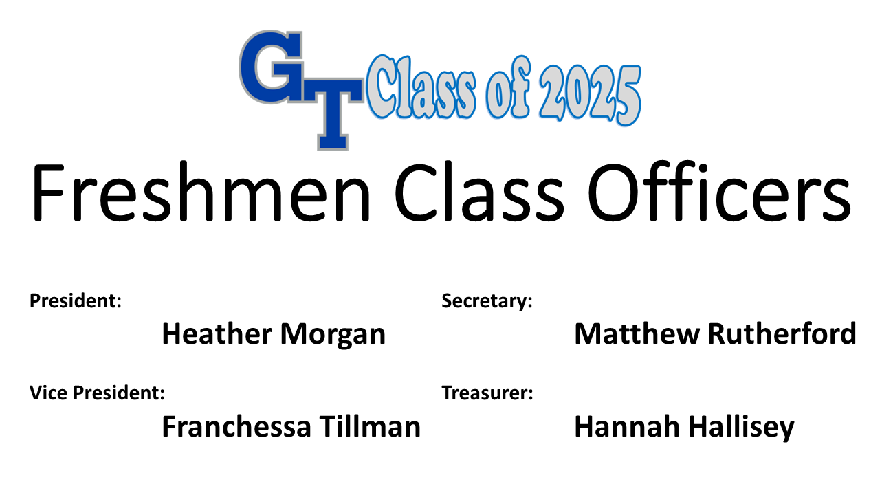 Class of 2025 Freshmen Class Officers