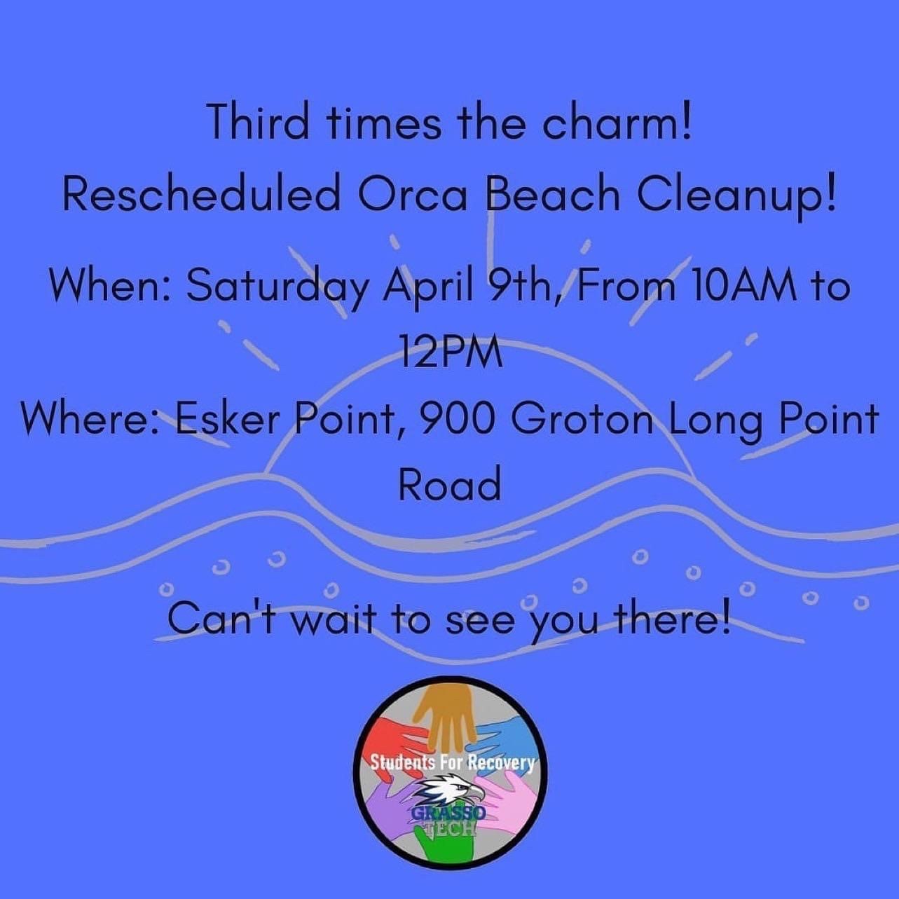 ORCA Beach Cleanup attempt number three - for recovery