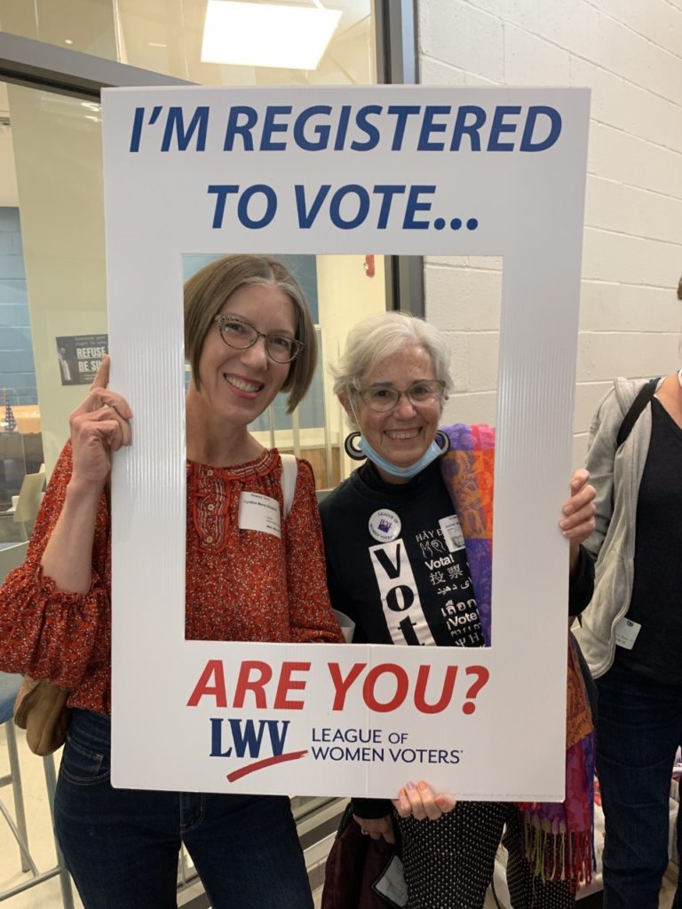 League of Women Voters - sign