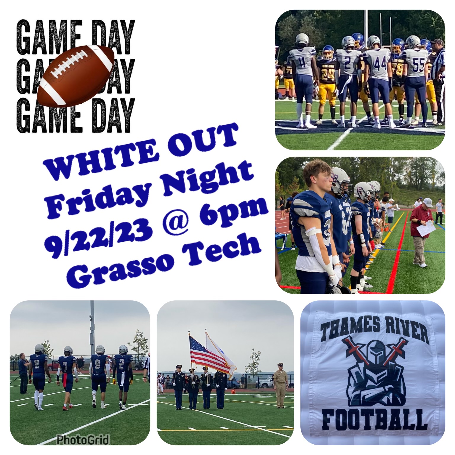 White-Out Football Game on Friday September 22, 2023 at 6 PM