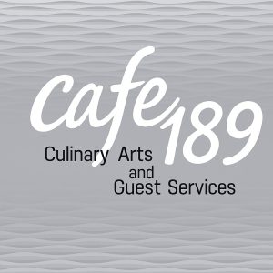 Logo for Cafe 189 - The public restaurant for Grasso Tech's Culinary Arts and Guest Services Managment Trades.